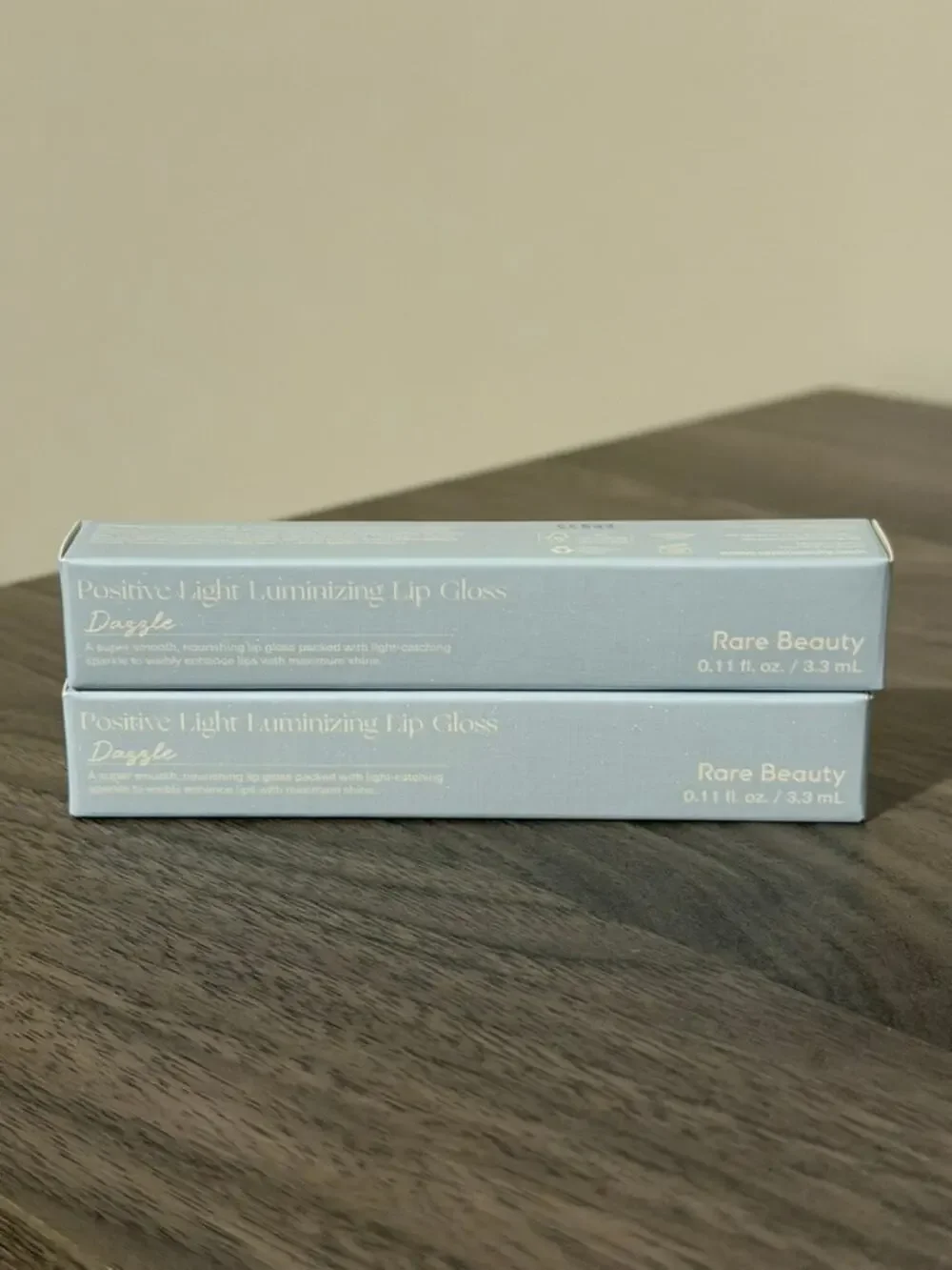 Rare Beauty Positive Light Lip Gloss Dazzle 3.3mL Lot of 2 NEW Boxed